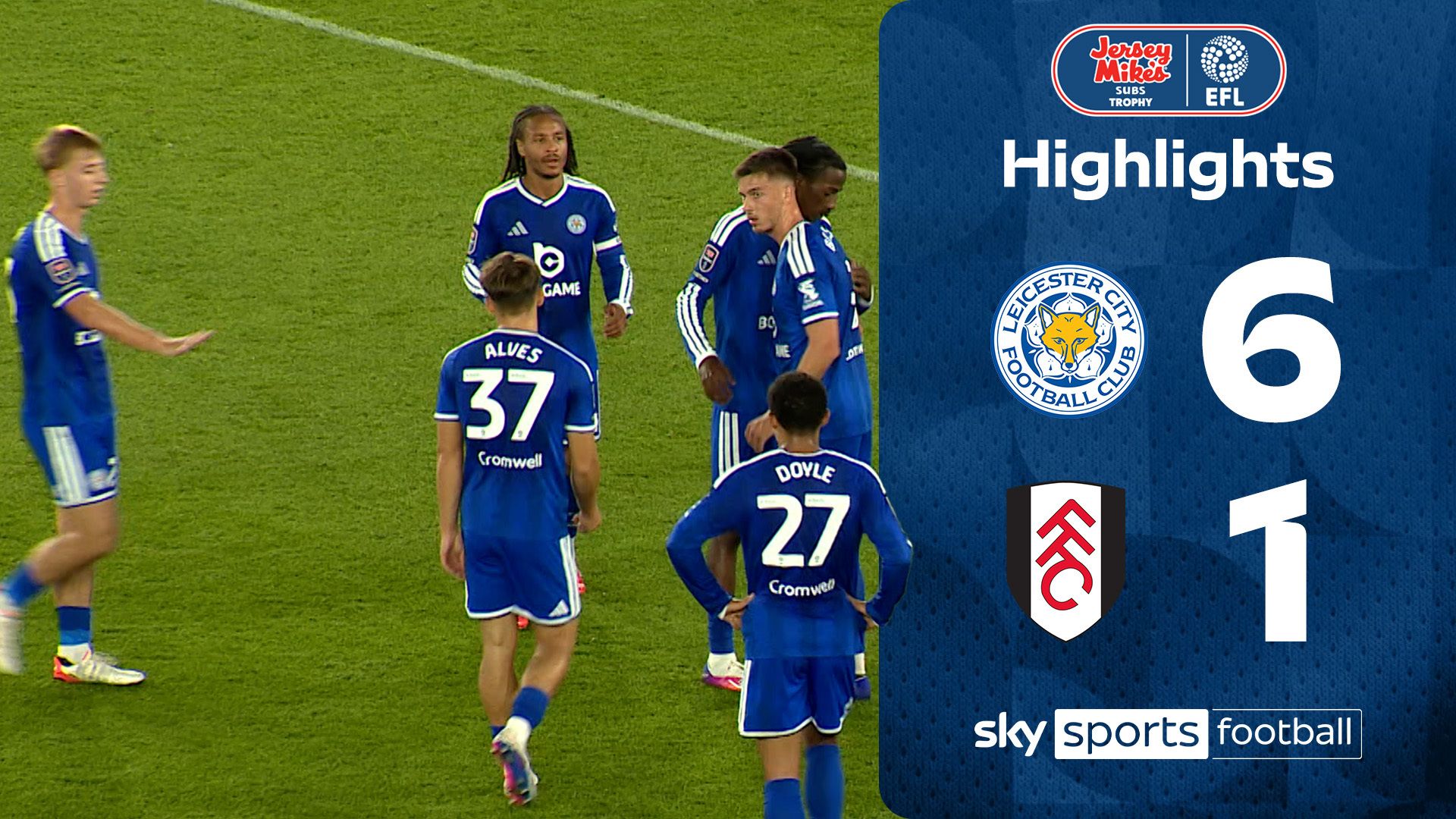 Leicester 6-1 Fulham U21s
