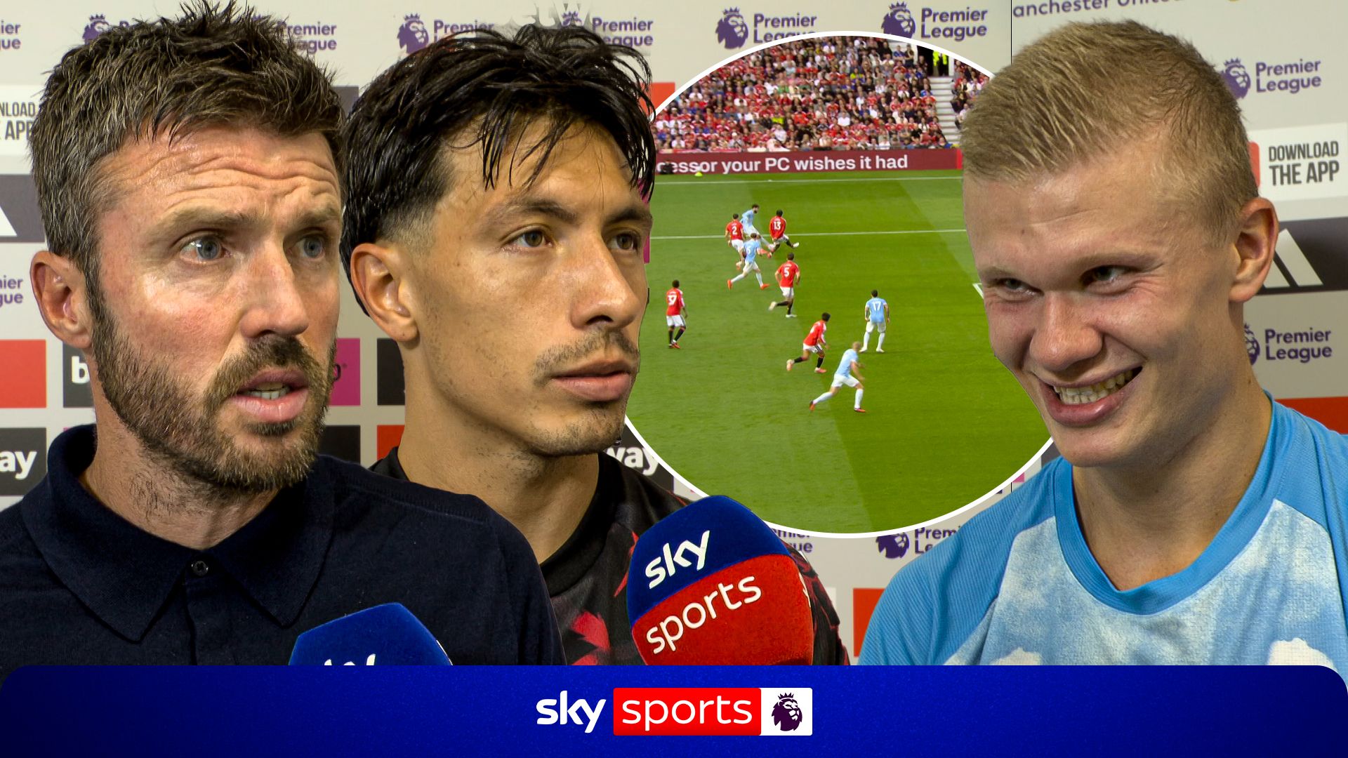 'So hard to stay calm!' - Carrick, Martinez & Haaland react to goal controversy