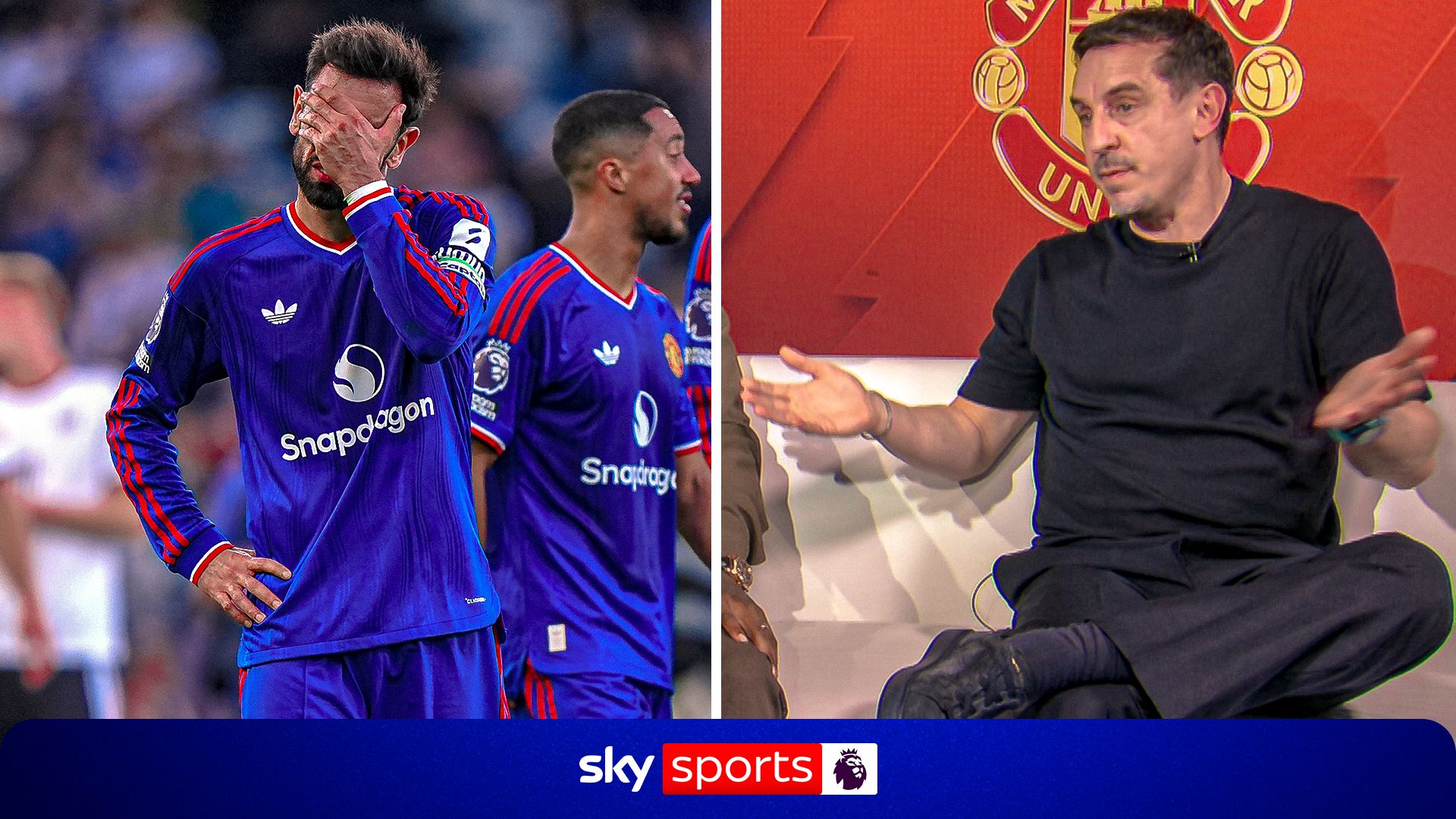 ‘Apathy, ambling, walking’ – G Nev unimpressed with Man Utd energy