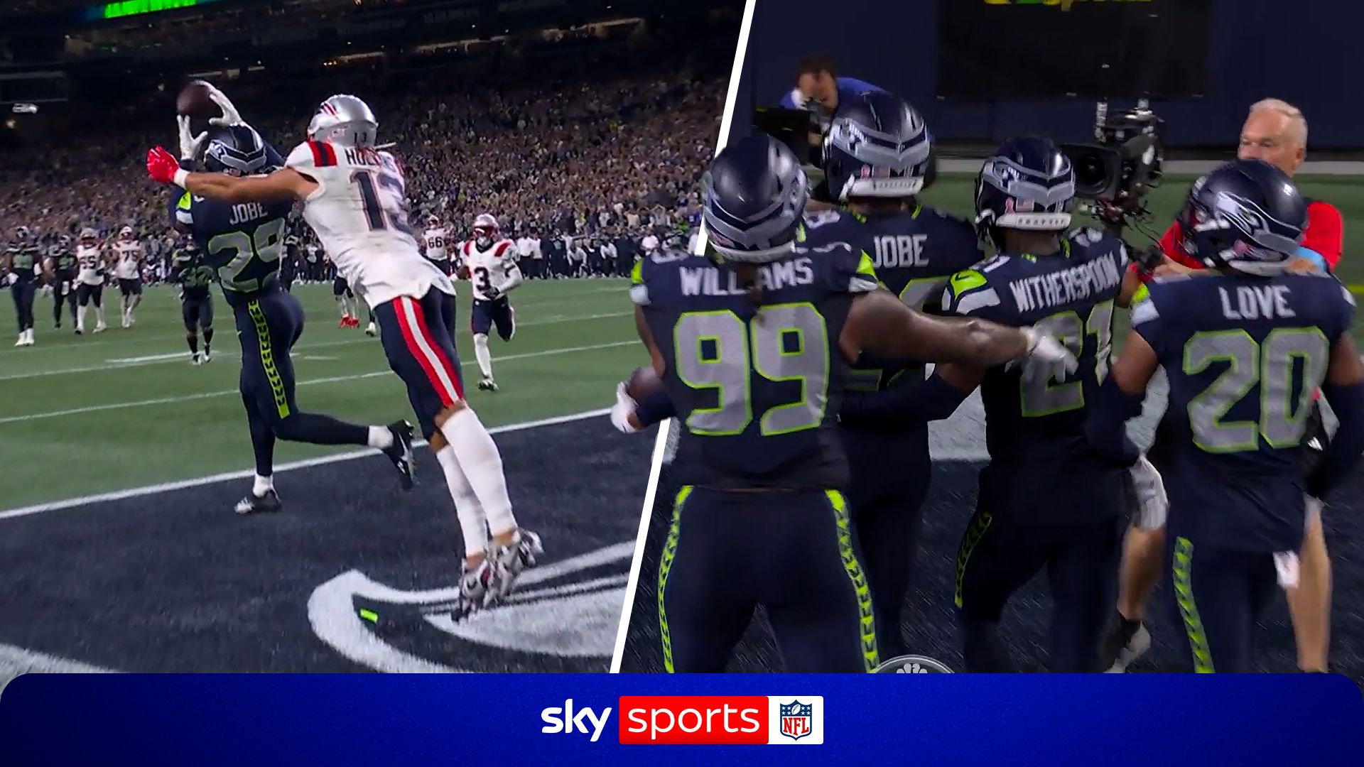 'Terrible decision!' | Jobe makes HUGE end zone interception!