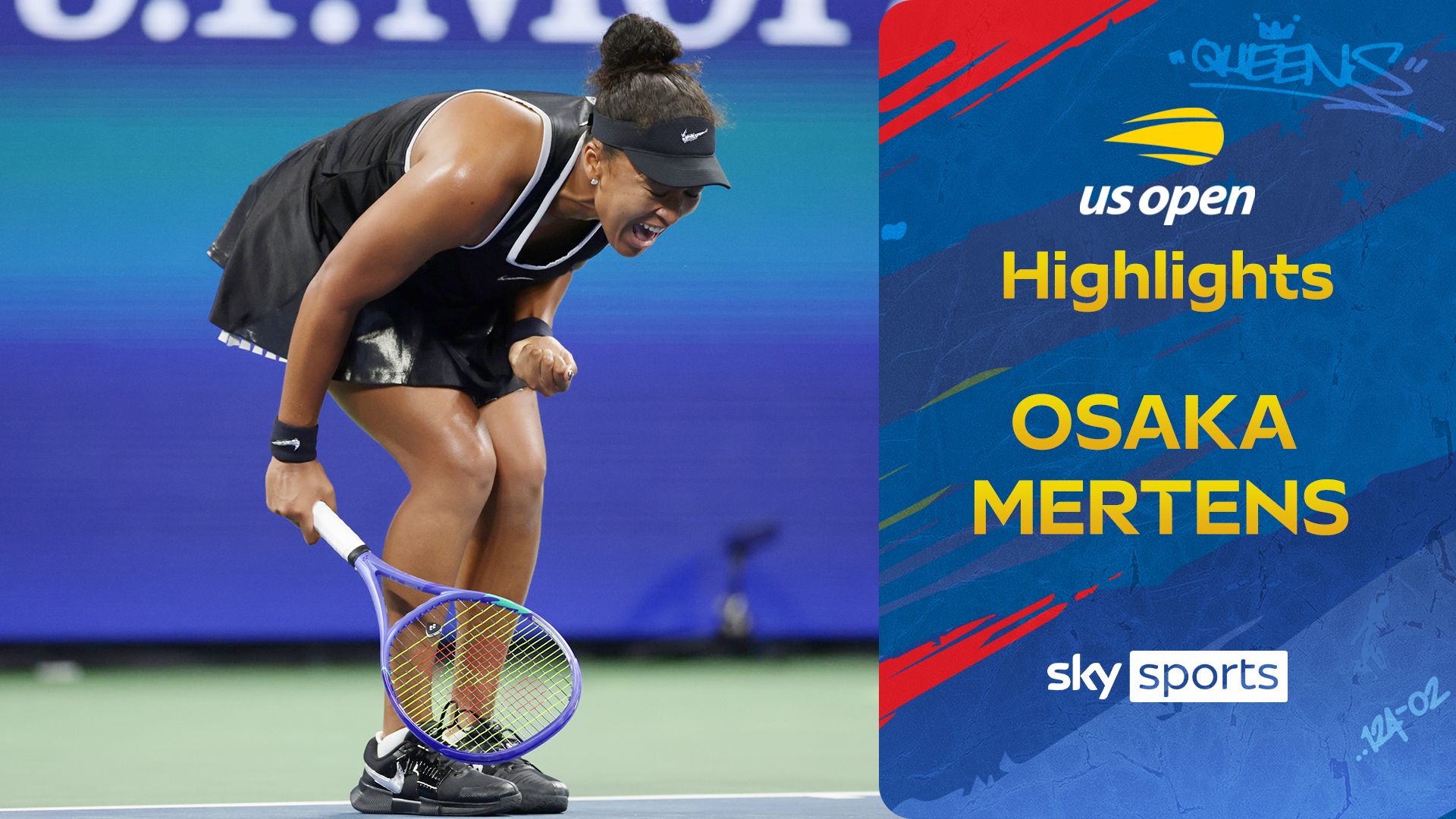Osaka defeats Mertens in tense three-set match 