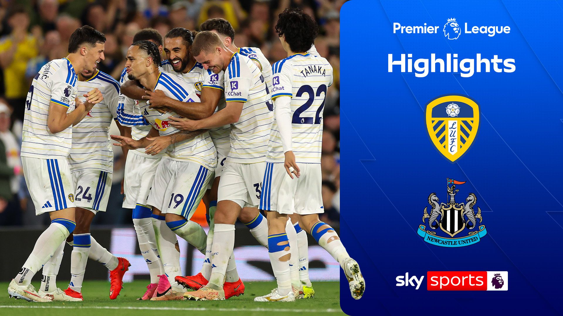 Leeds run riot against Newcastle to move third
