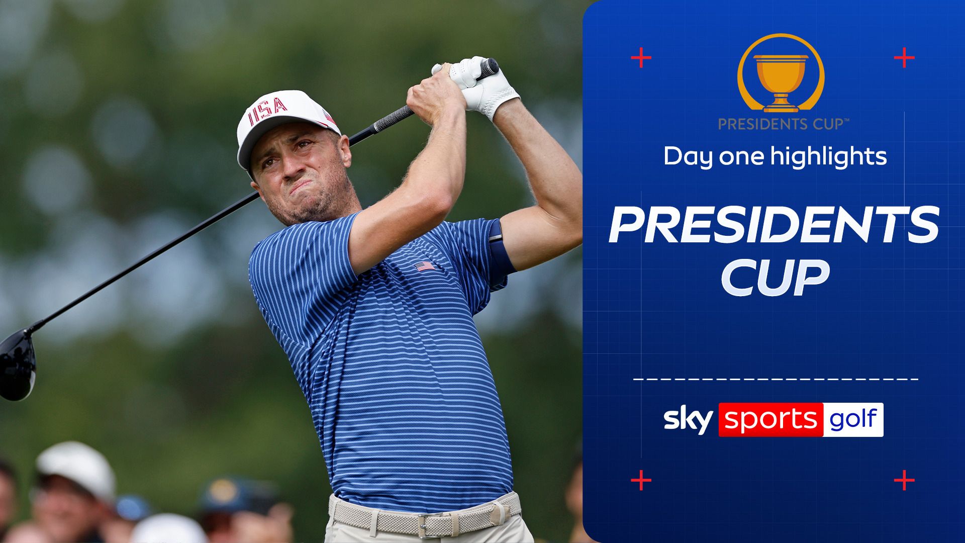 Team USA take narrow lead on opening day of Presidents Cup