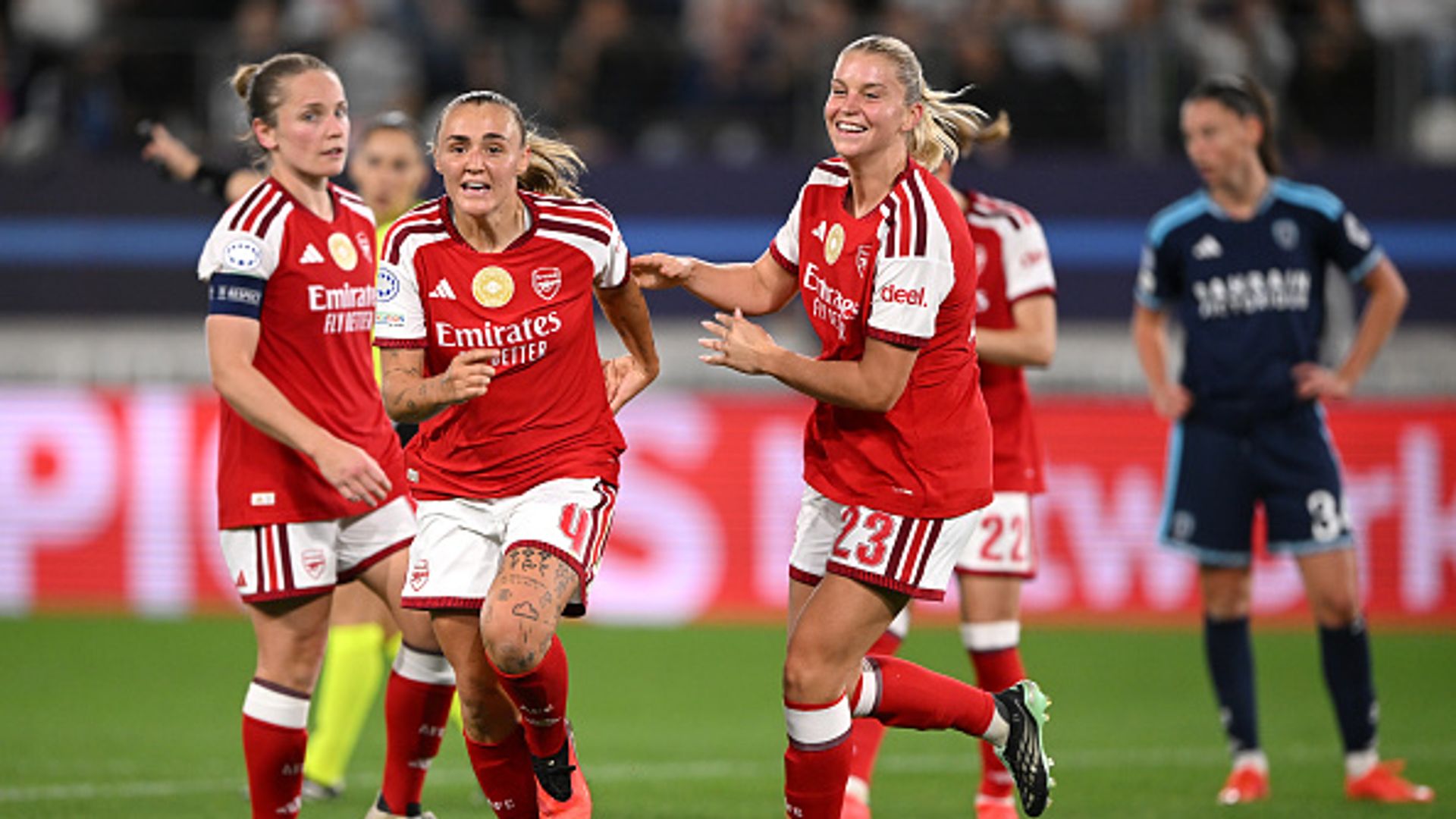 WCL: Stanway doubles lead with first Arsenal goal before Lyon vs Chelsea LIVE!