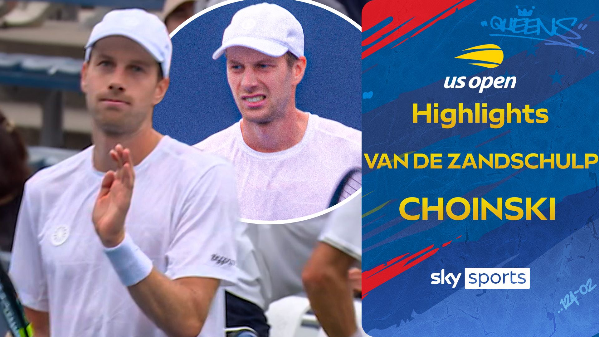 Choinski eliminated by Van de Zandschulp in round one at Flushing Meadows