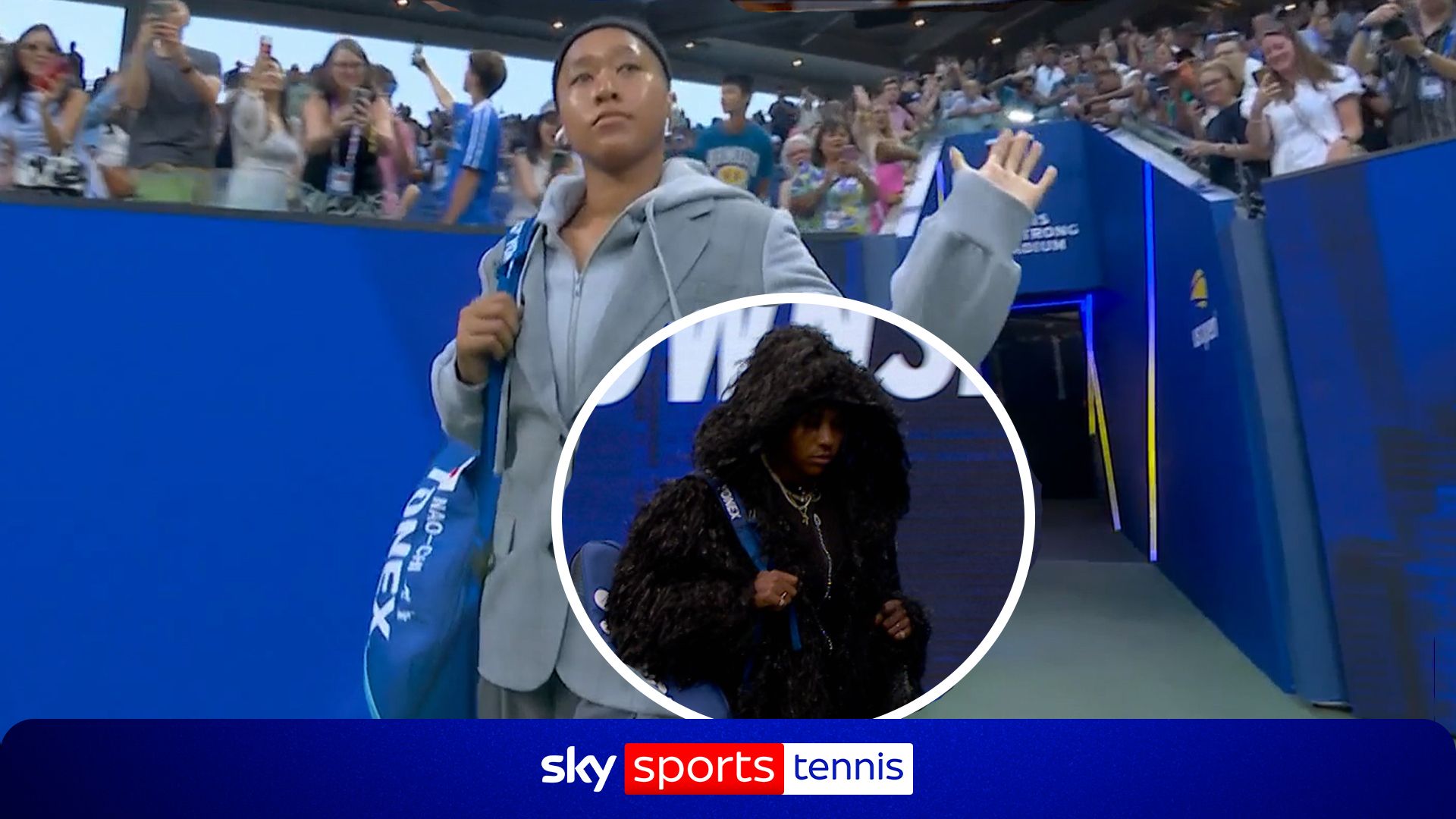 'That's an entrance!' - Who wore it better, Townsend or Osaka?