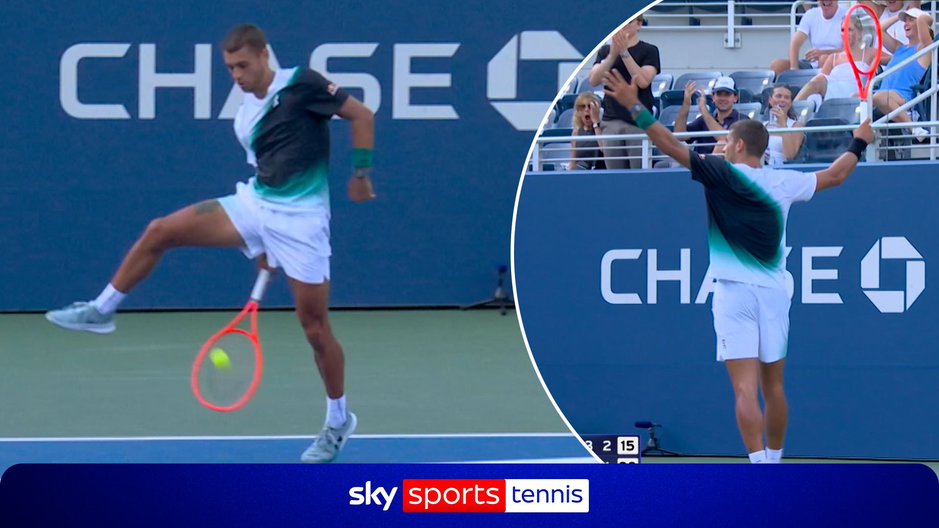 'Absolute crowd pleaser!' - Cobolli hits STUNNING tweener shot!