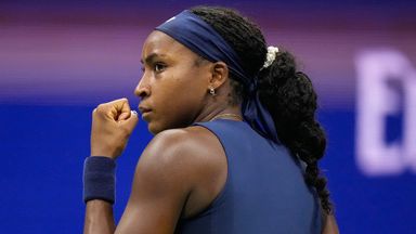 Coco Gauff is into the quarter-finals at the US Open