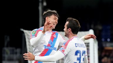 Jorgen Strand Larsen put Crystal Palace in cruise control with his double