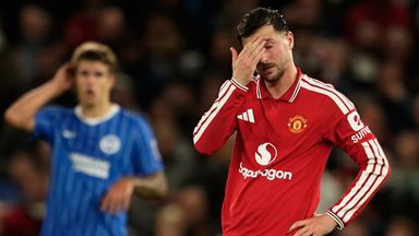 Manchester United collapsed from 2-0 up against Brighton