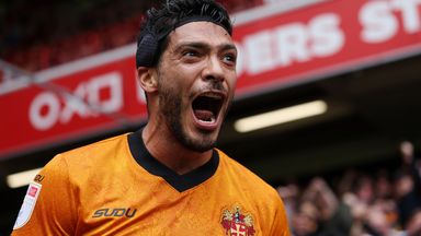 Raul Jimenez celebrates his late match-winner for Wolves