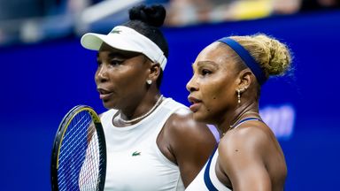 Serena Williams and Venus Williams lost their US Open women's doubles first-round clash after a marathon match