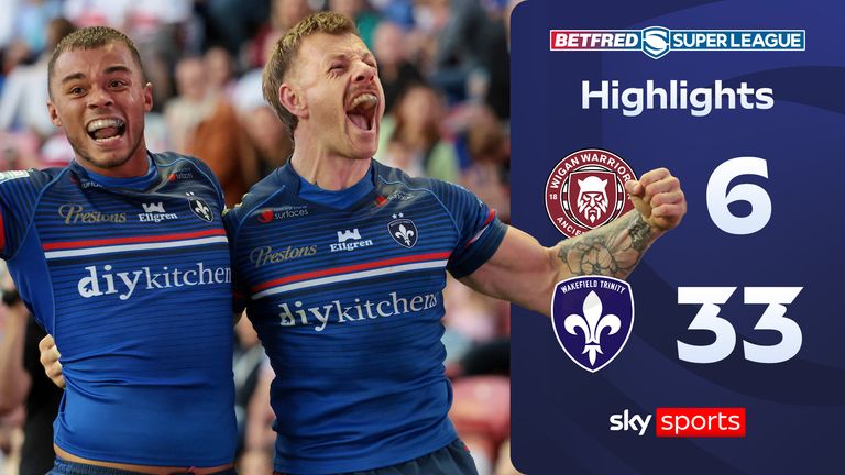 Wakefield Trinity will face off against Warrington Wolves in the Super League Grand Final after beatin Wigan Warriors 