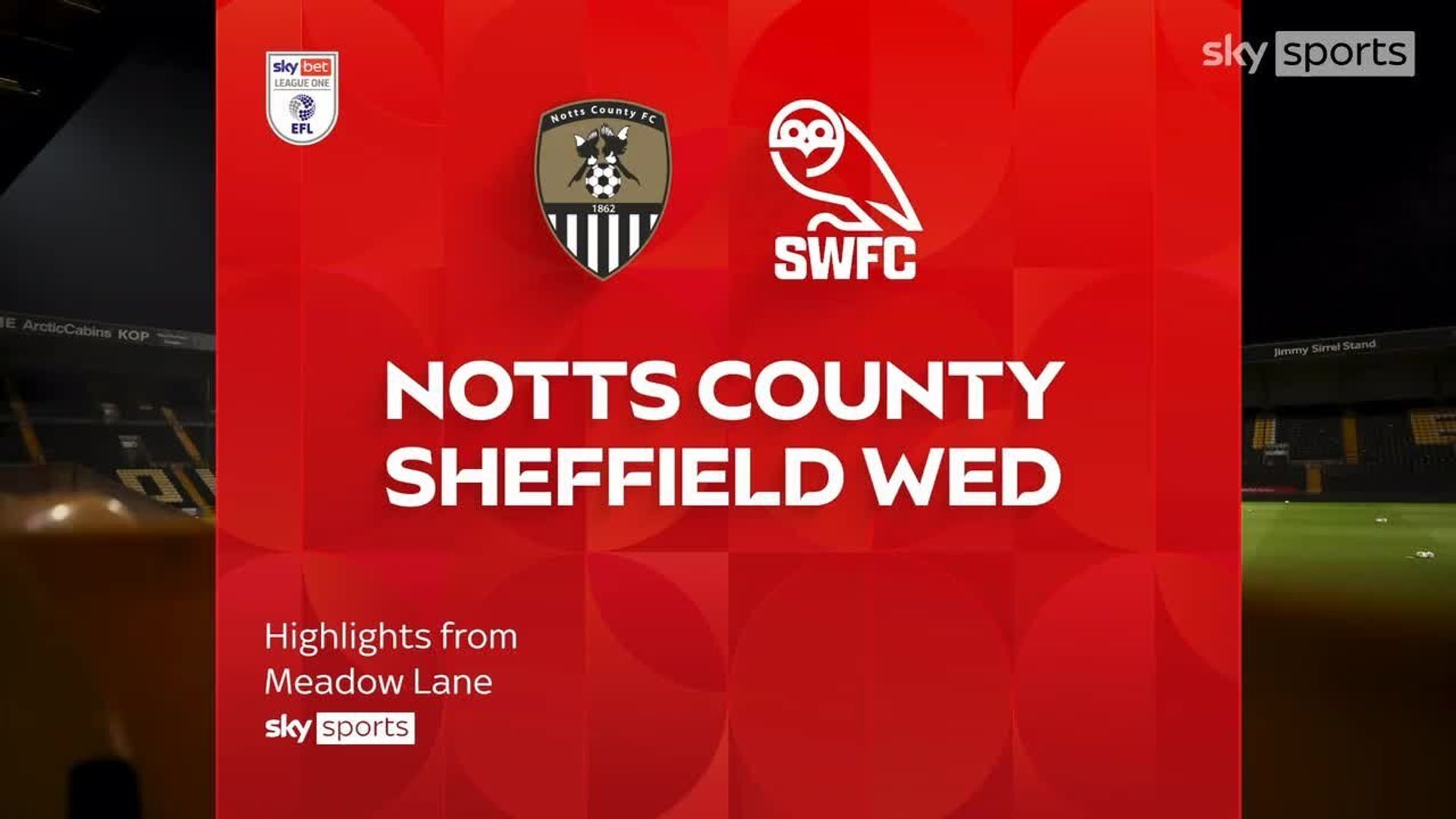 Notts County 2-0 Sheffield Wednesday
