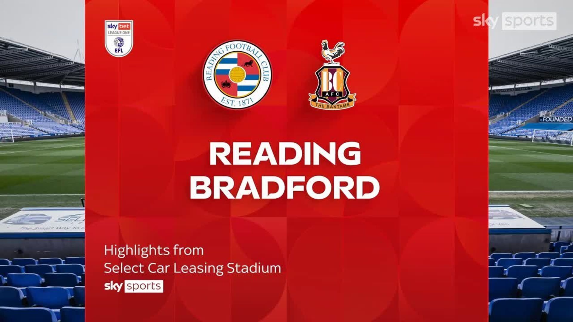 Reading 1-1 Bradford