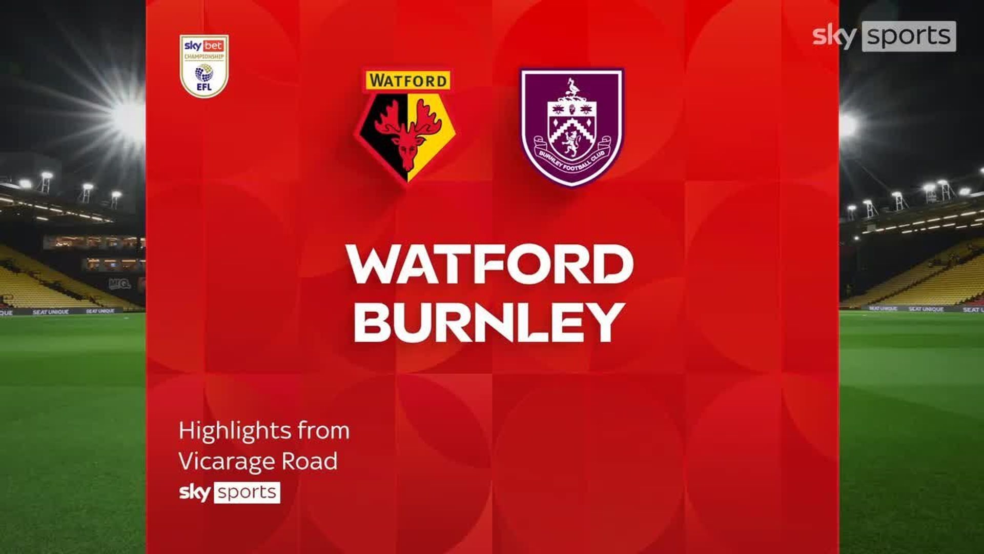 Watford 0-4 Burnley
