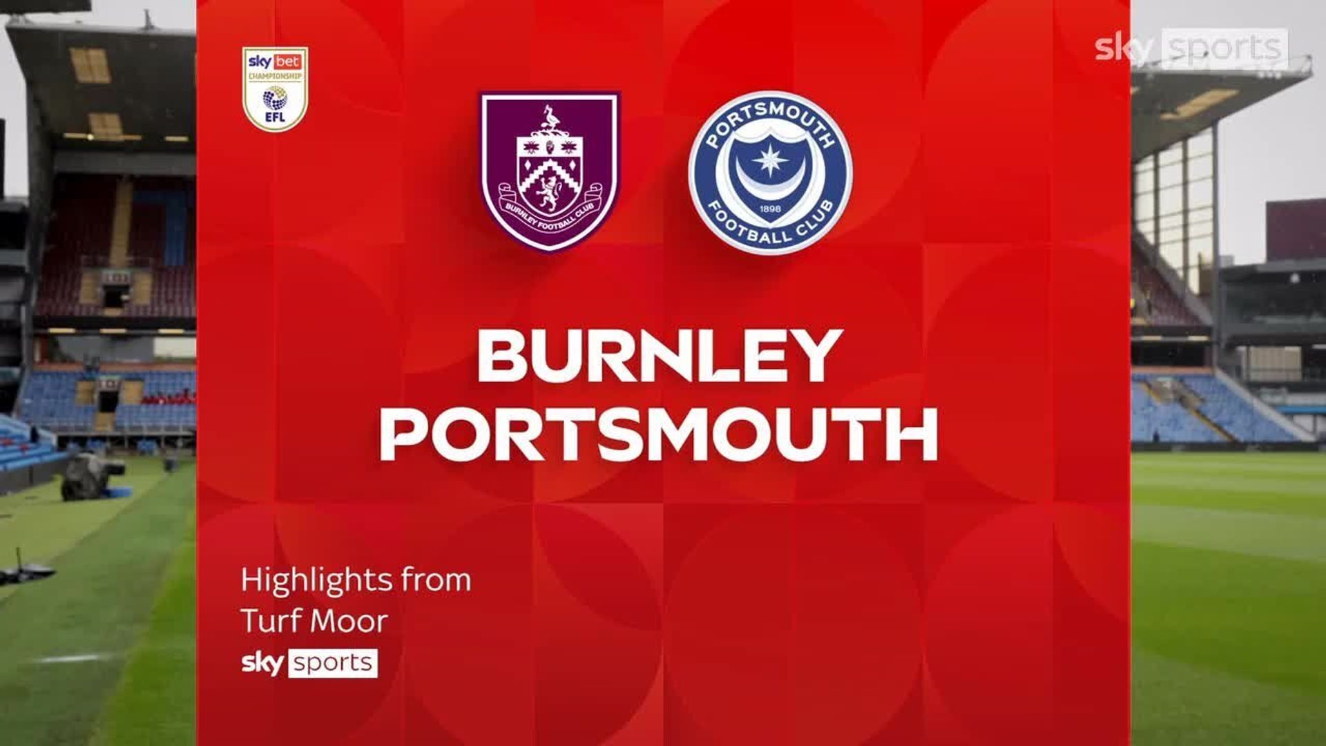 Burnley 0-0 Portsmouth