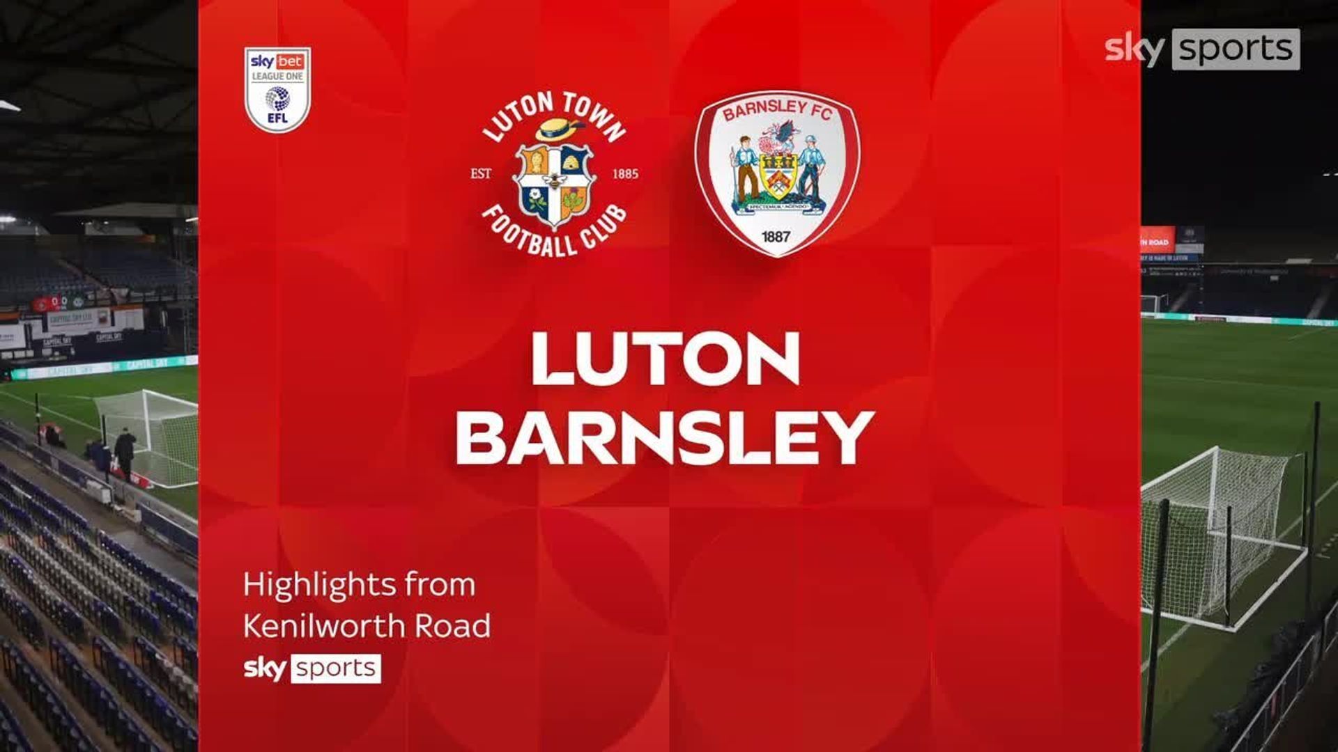Luton 2-1 Barnsley 