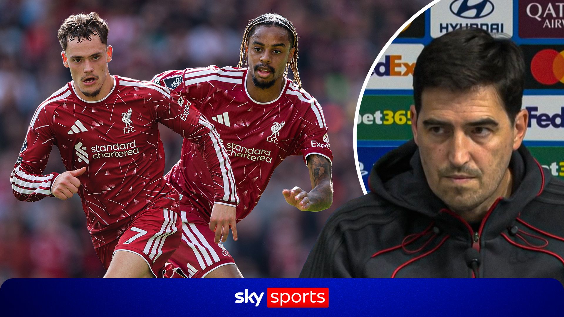 Iraola backs Wirtz and Barcola to perform at a 'top level' for Liverpool this season