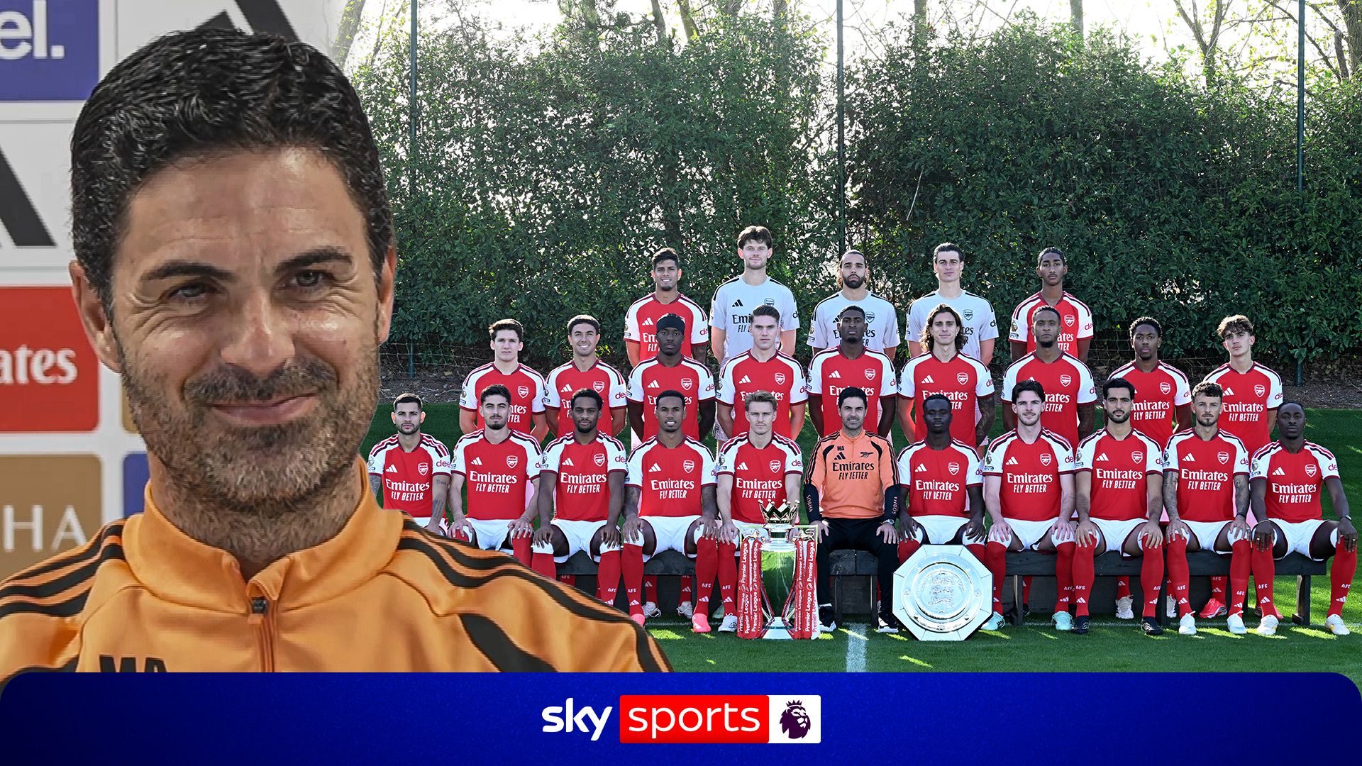 Arteta explains why Saliba wasn't included in team picture