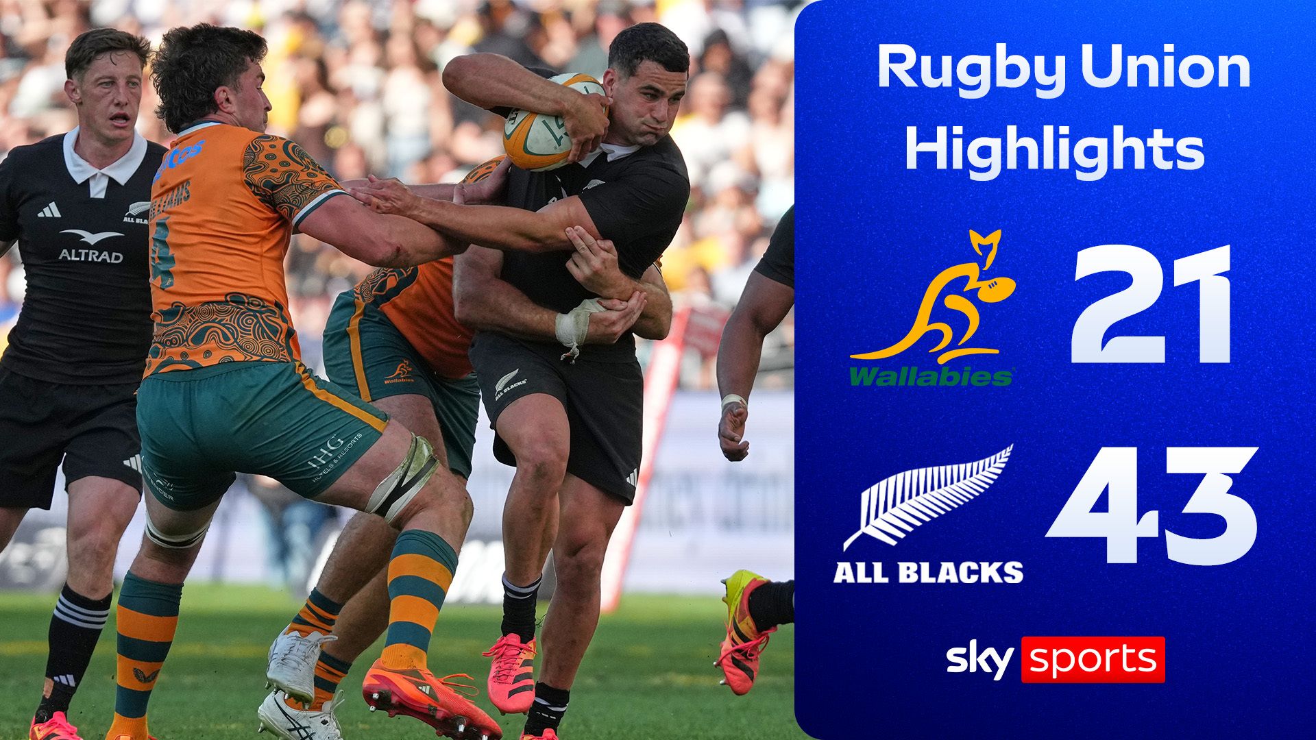 New Zealand make it 13 straight wins as Bledisloe pain continues for Australia