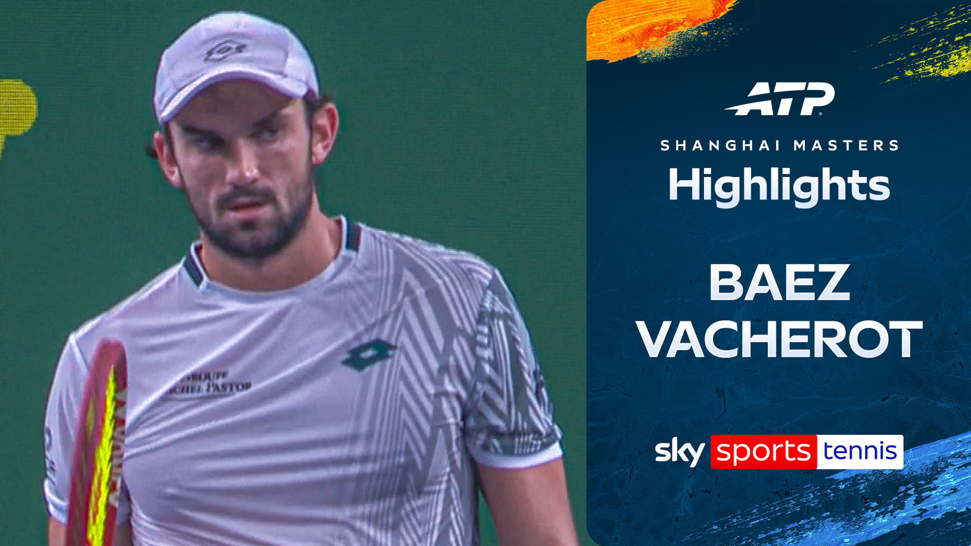 Vacherot progresses in Shanghai after defeating Baez