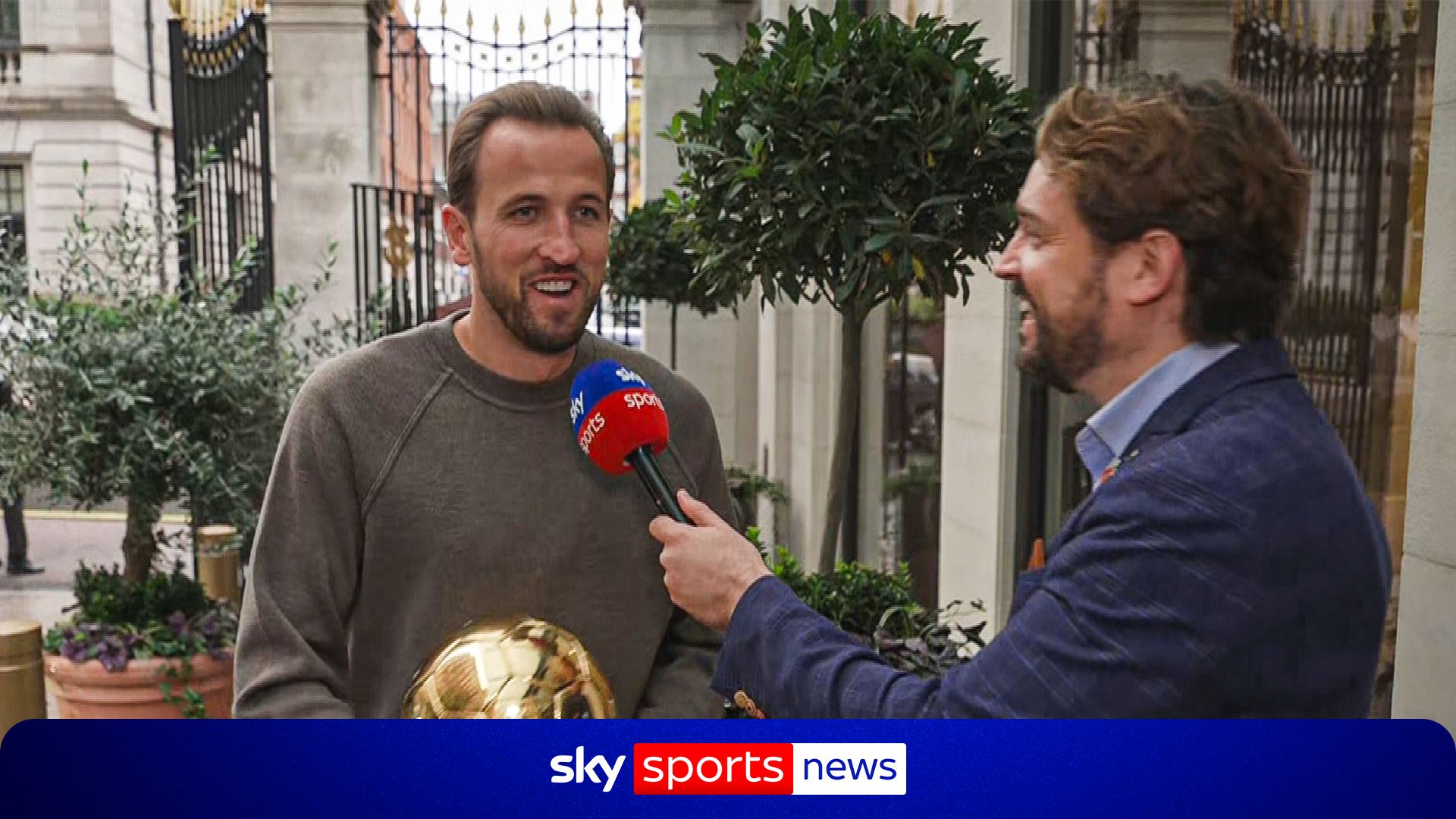 'This one's for all of us' - Kane thanks fans after Ballon d'Or win