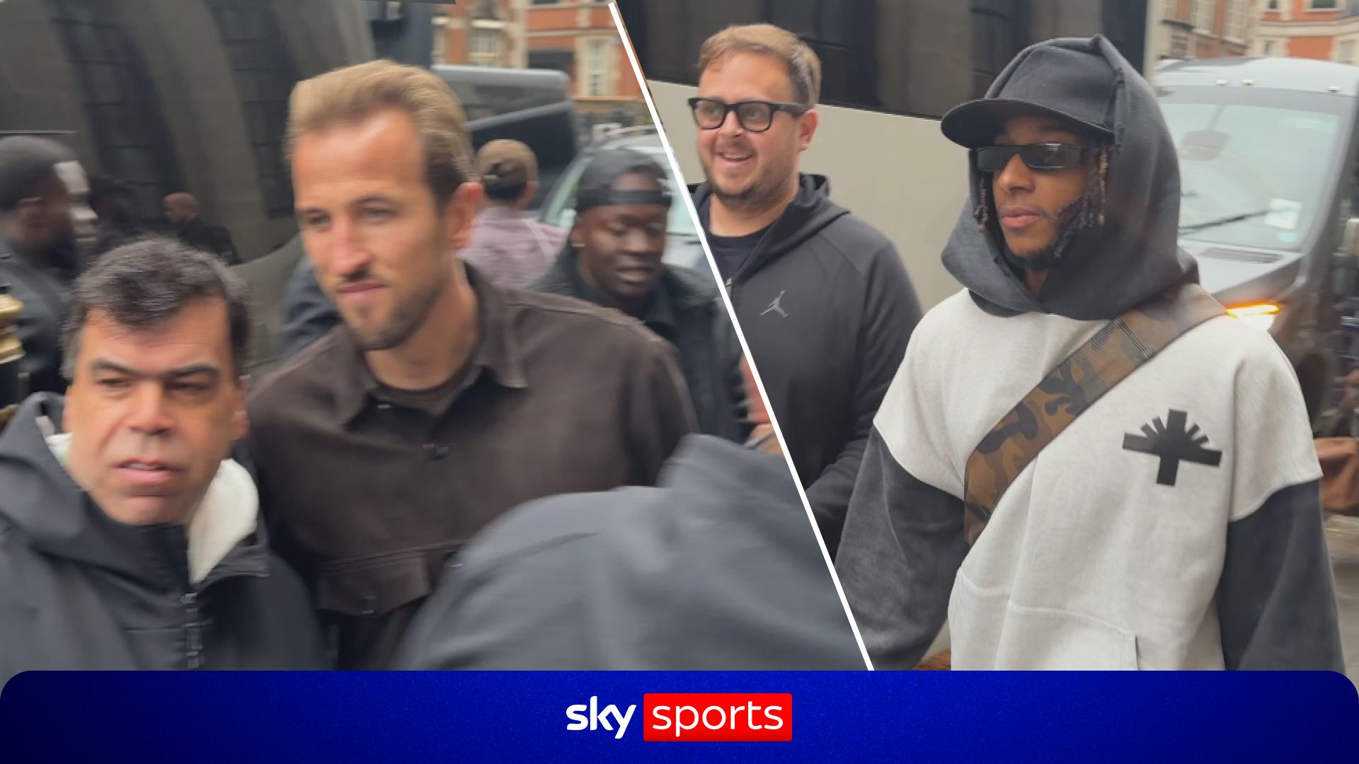 Kane arrives for Ballon d’Or ceremony alongside Bayern teammates