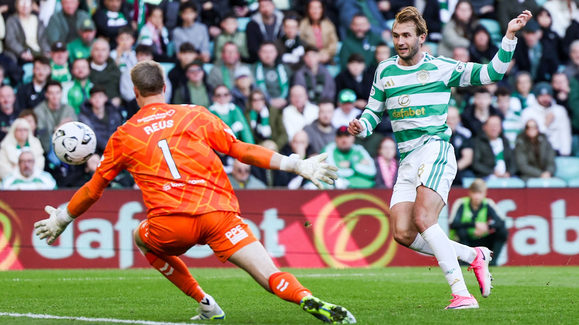 Magnificent seven as Celtic hammer Hearts LIVE!