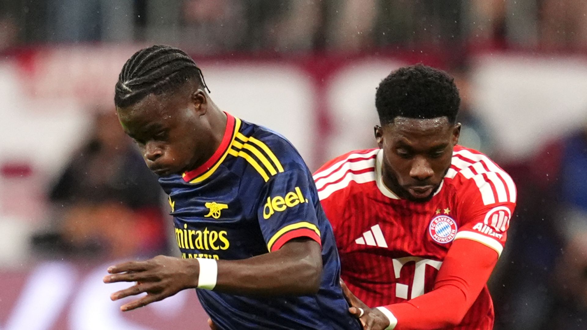 Blow for Arsenal as Saka off injured vs Bayern Munich LIVE!