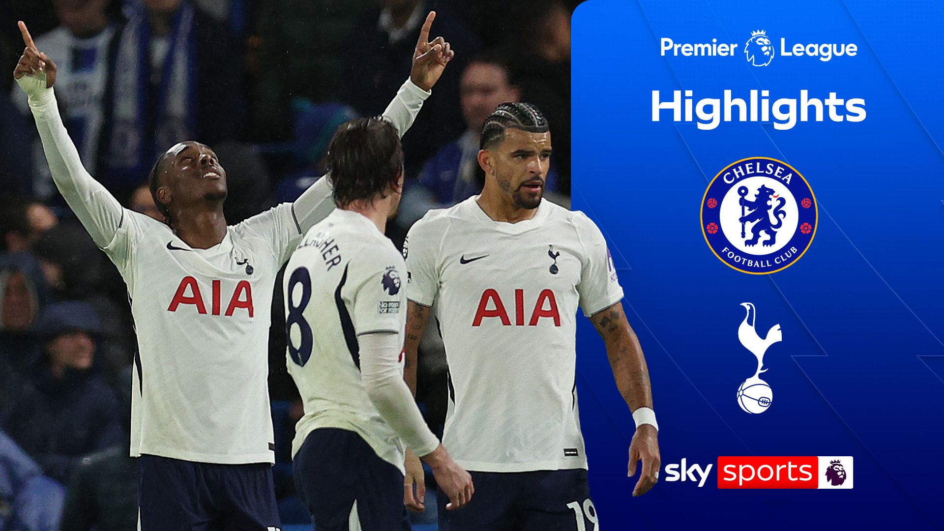 Spurs earn rare win at Stamford Bridge in chaotic end to game