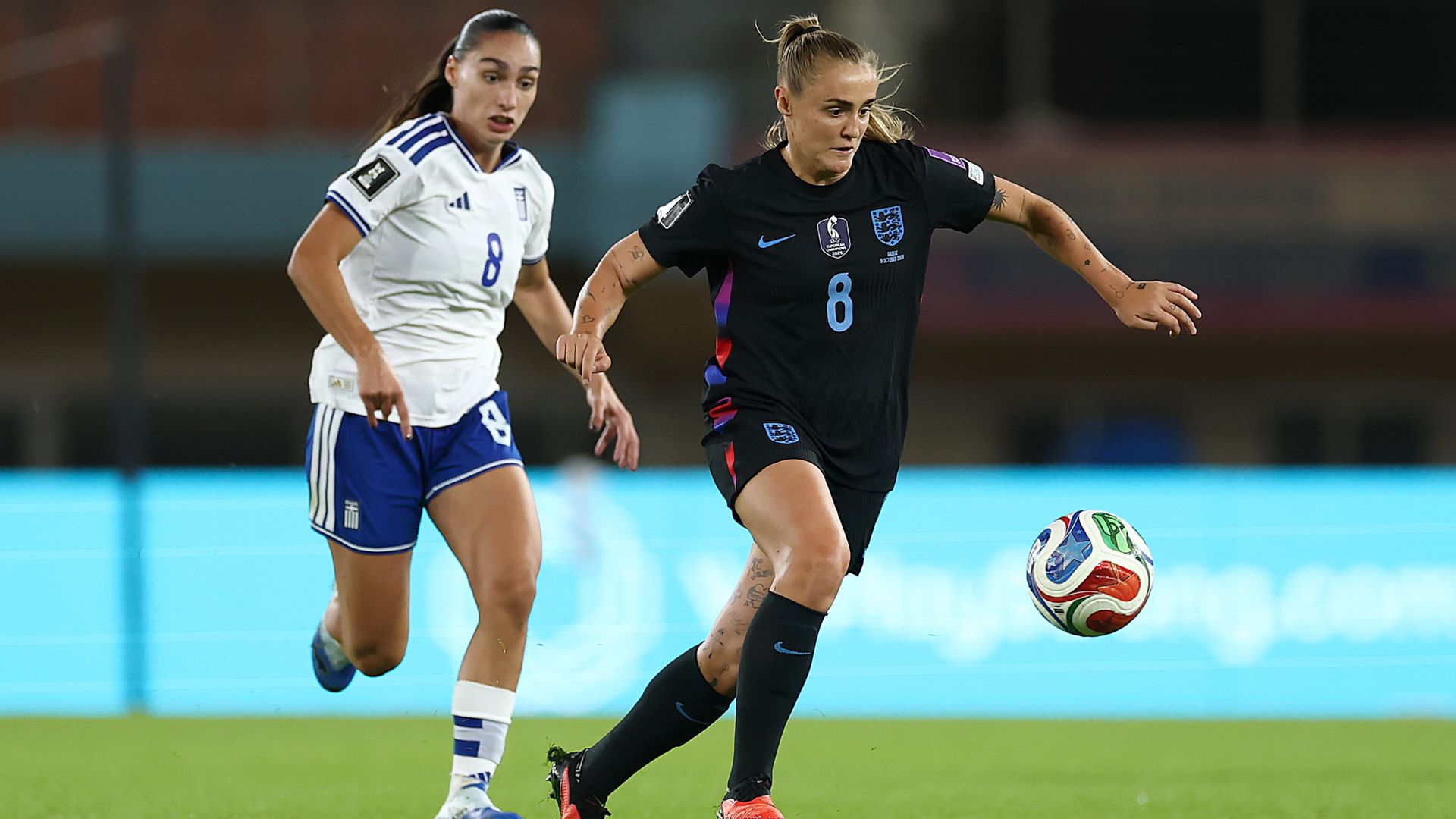 Greece vs England in Women's World Cup play-off LIVE!
