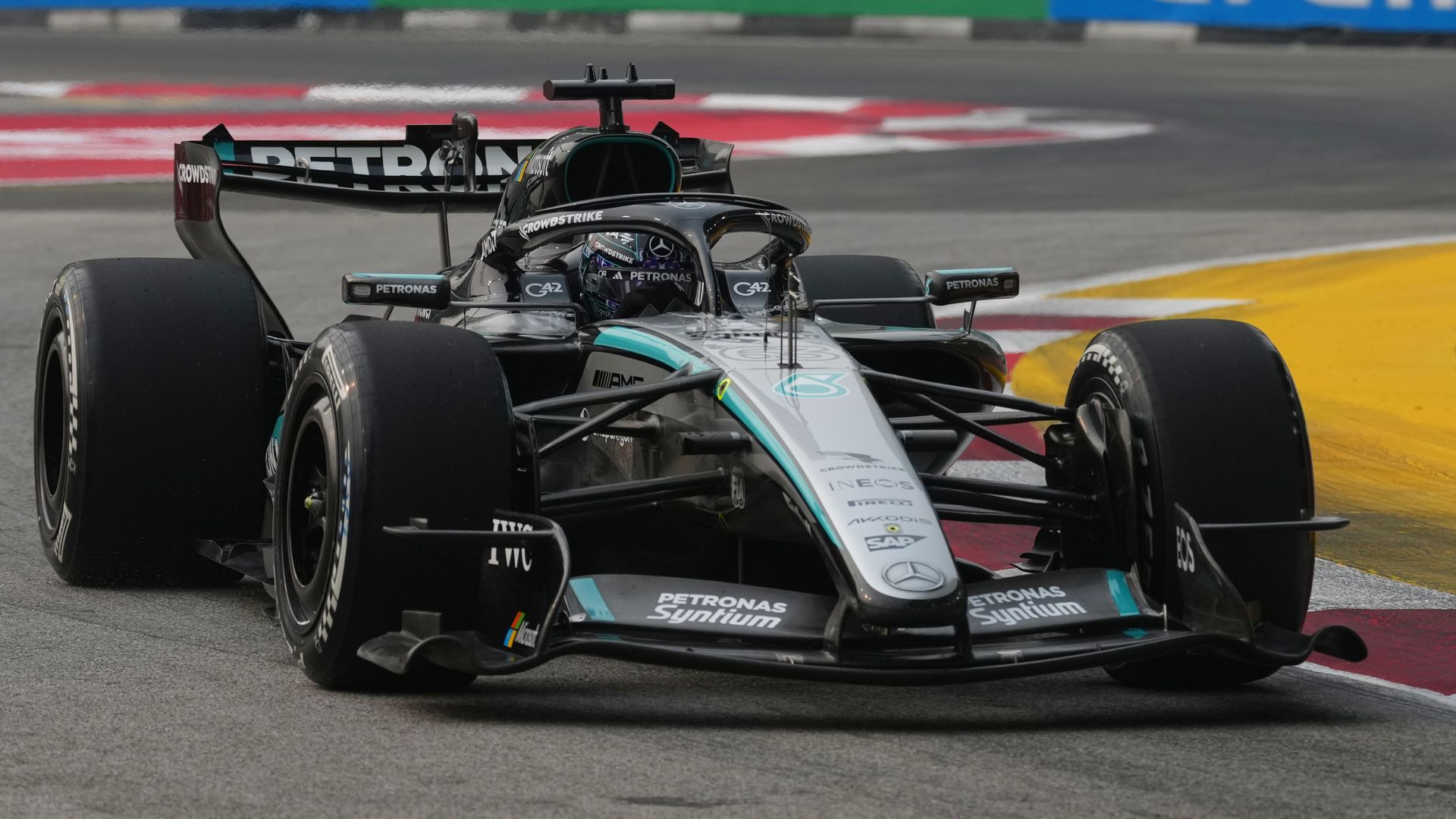 Russell tops sole Singapore practice ahead of Sprint Qualifying