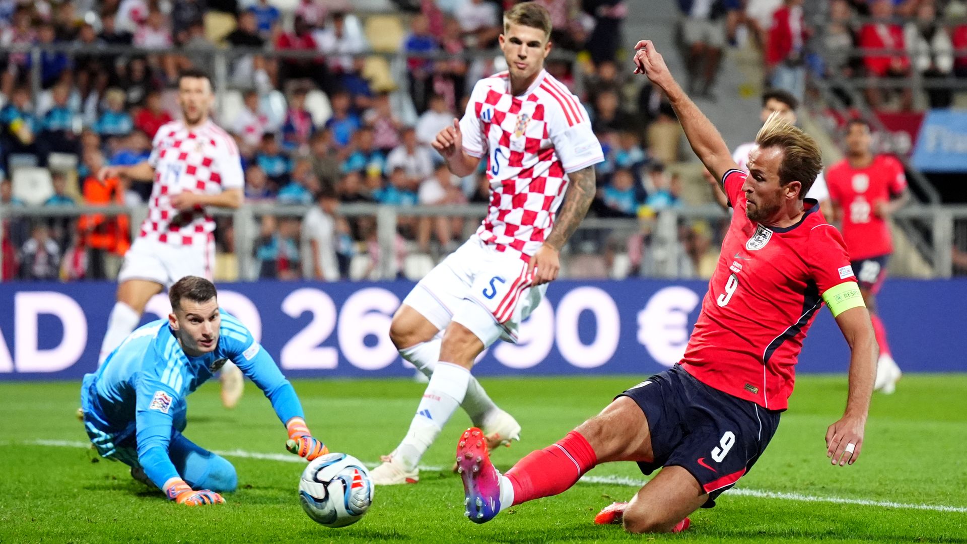 Kane double puts rampant England five up in Croatia LIVE!