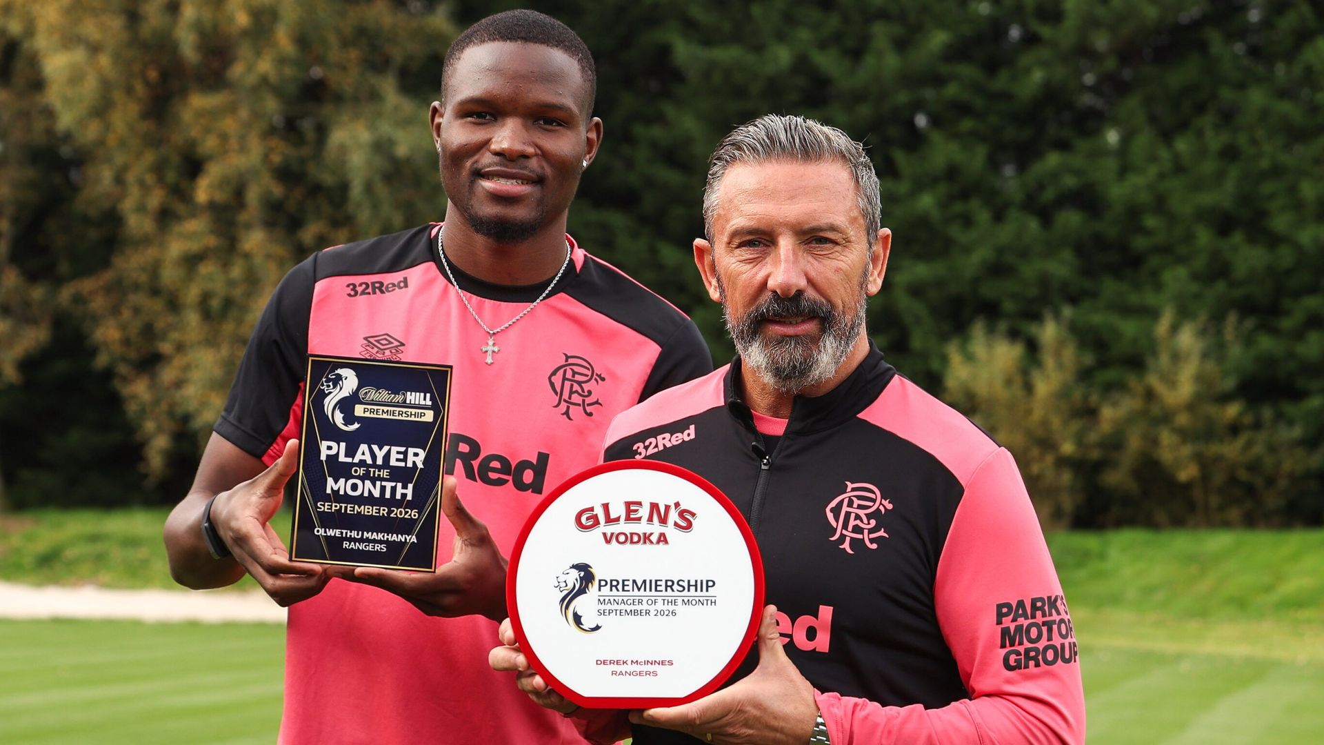 Scot Prem latest: McInnes and Makhanya land Rangers awards double
