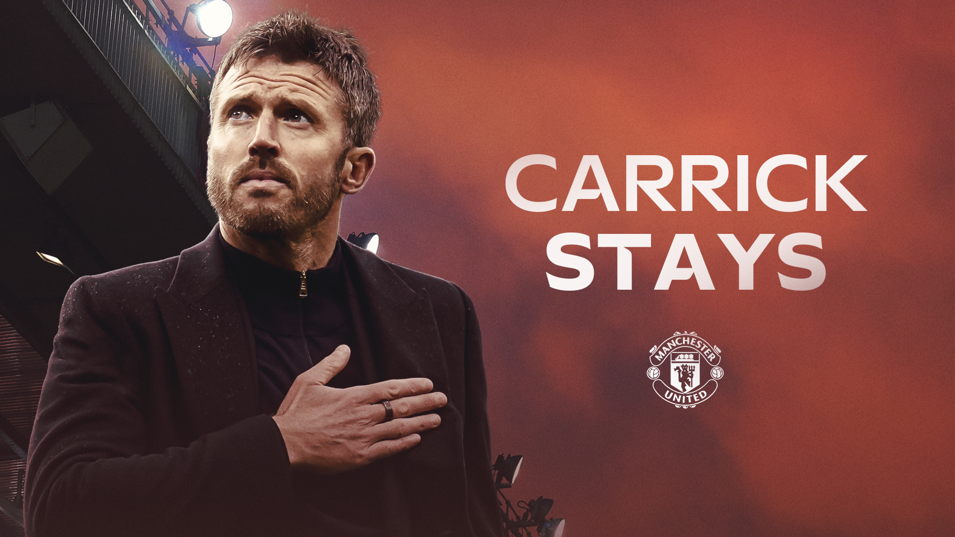 Carrick to remain in charge of Man Utd for Chelsea trip