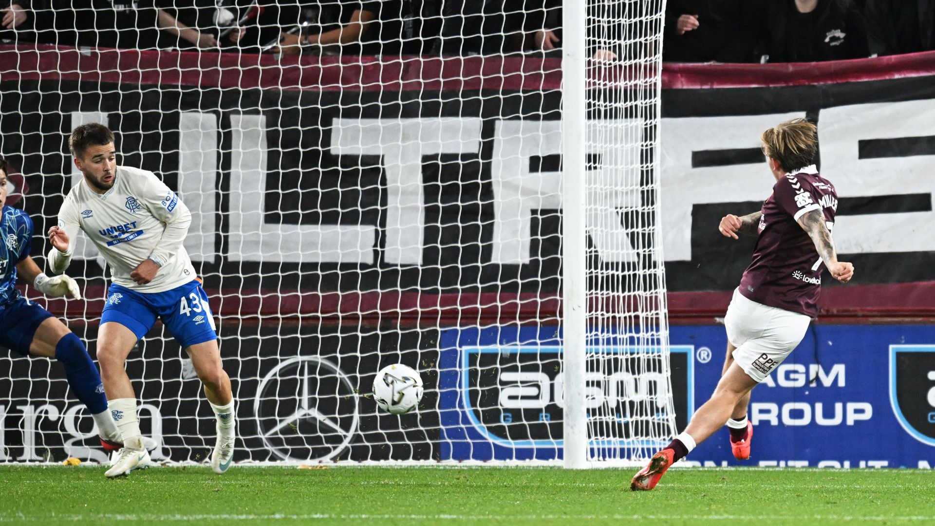 Rangers trail Hearts as Celtic restore parity LIVE!