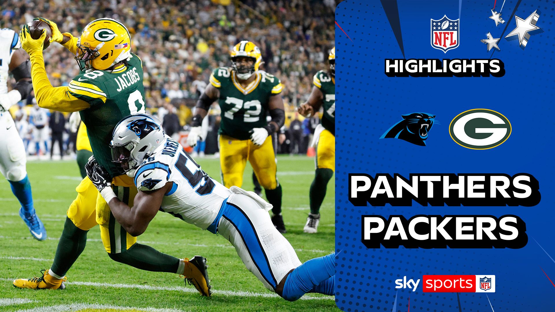 Highlights: Panthers face Packers at Lambeau