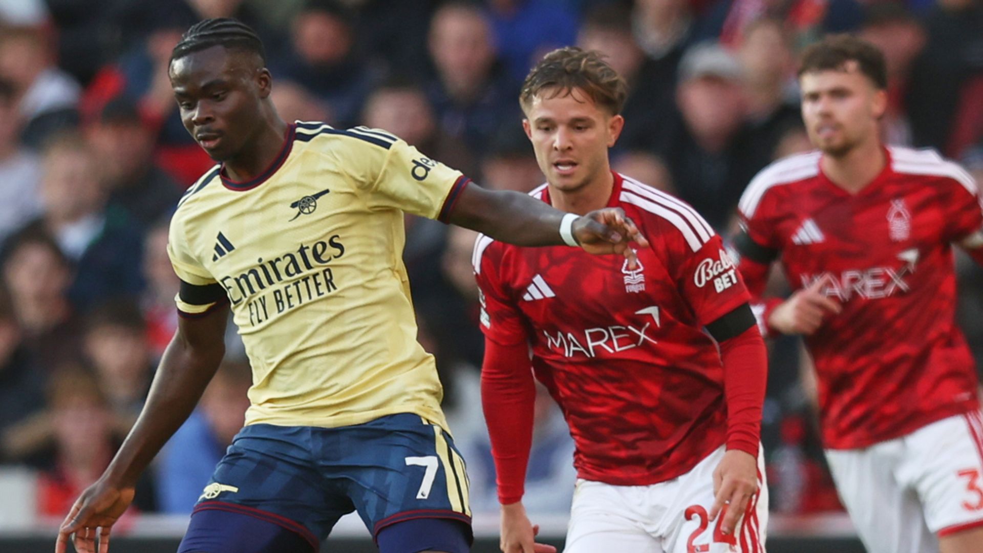 Nottingham Forest 'suffocating' Arsenal LIVE! & highlights