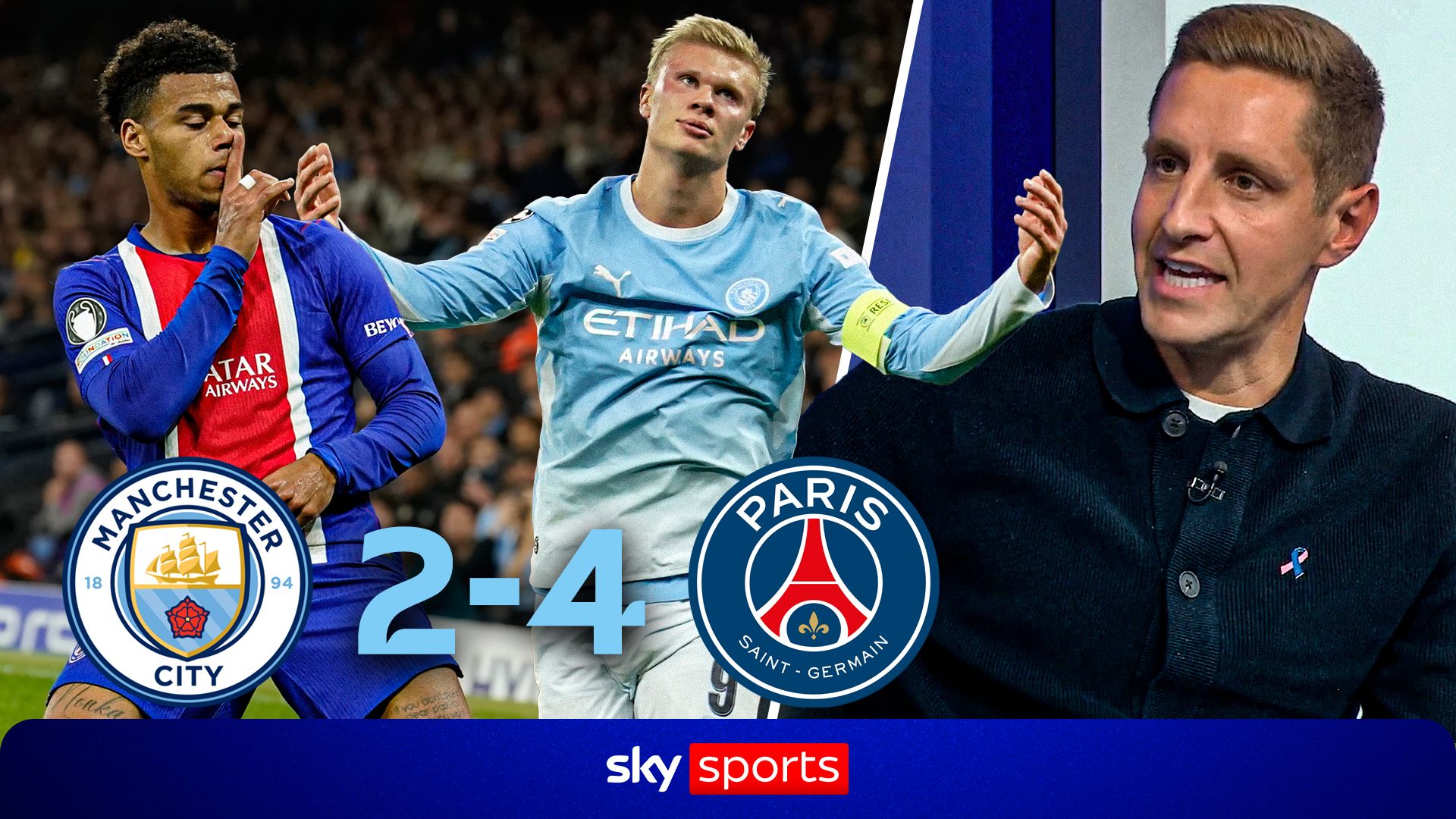 'I loved every minute of it' - Dawson raves over City-PSG classic