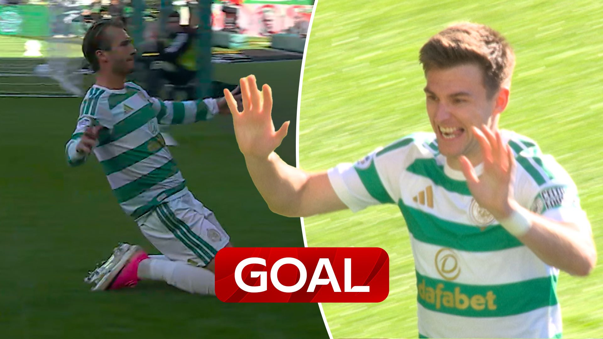 Two corners...two goals! Celtic off to perfect start against Hearts