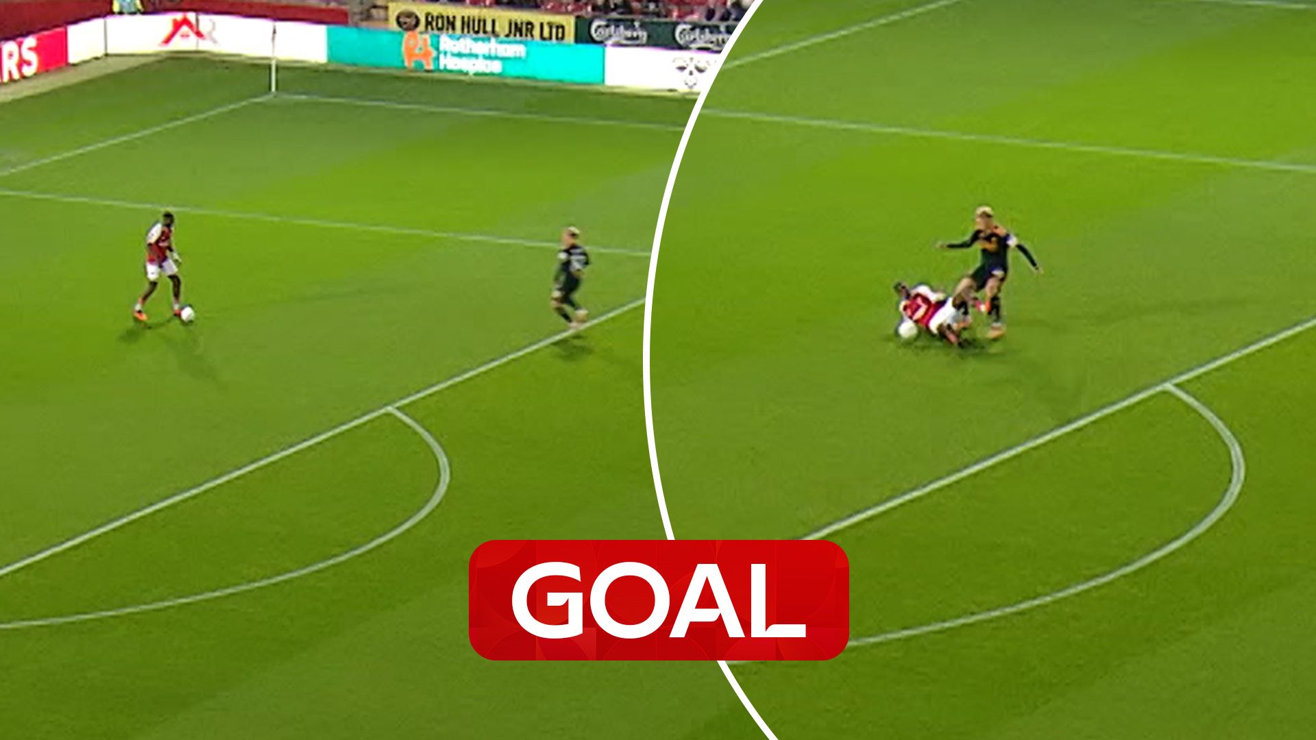🫣 Rotherham defender drops shoulder, slips in box then concedes in 'major error'