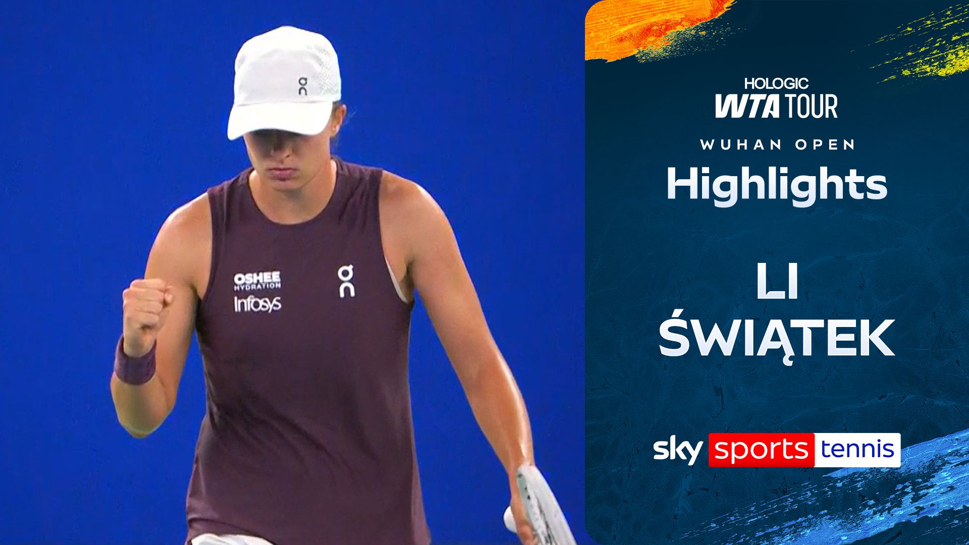 Swiatek races past Li to progress at Wuhan Open 