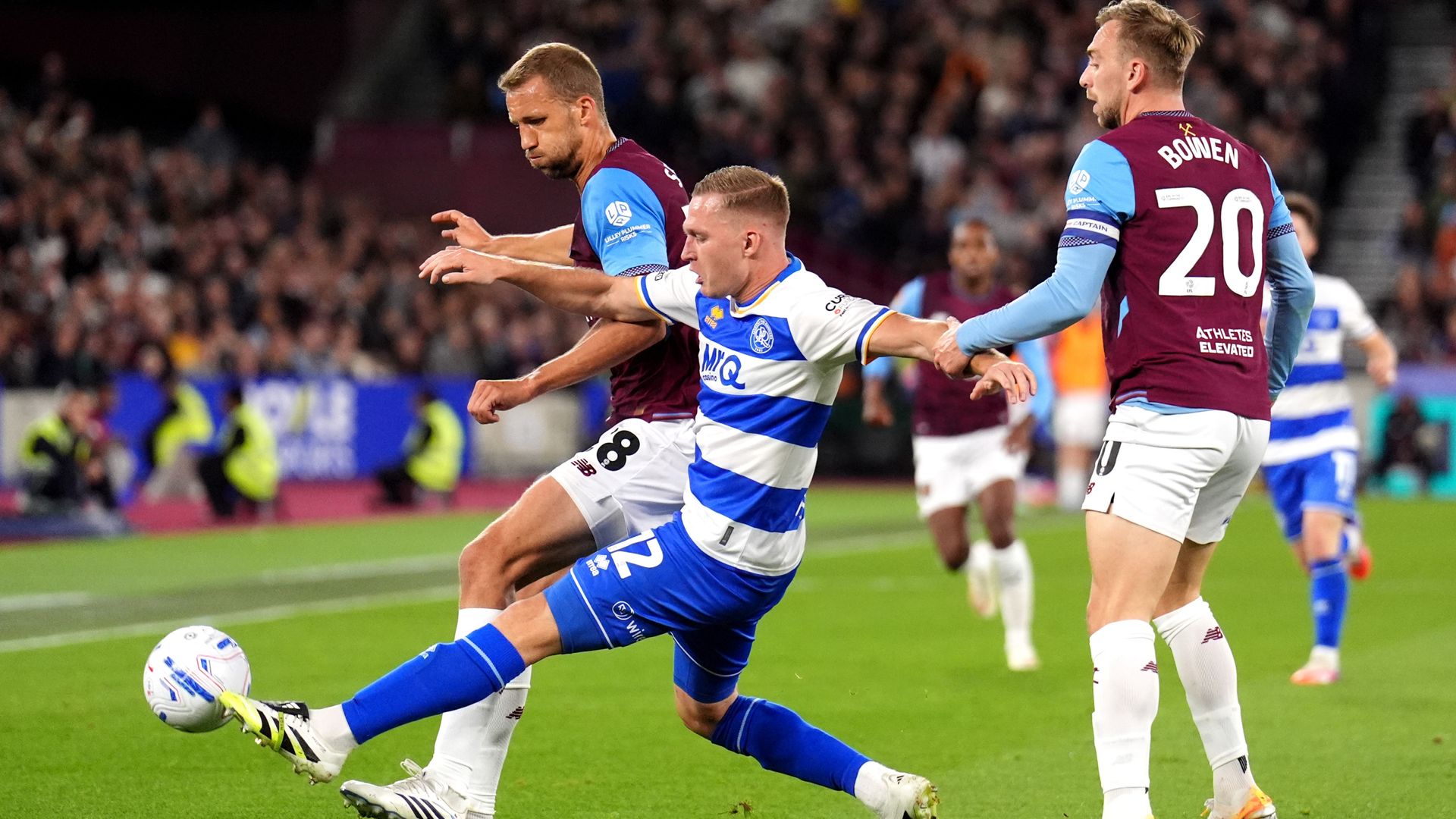 QPR lead at West Ham after controversial pen LIVE!