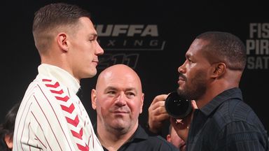 Billam-Smith and Clarke face off ahead of their November 7 fight, live on Sky Sports.