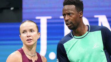 Elina Svitolina and Gael Monfils competed in the US Open Mixed Doubles event earlier this year