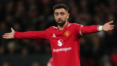 Bruno Fernandes looks perplexed as Man Utd blow their lead over Spurs in stoppage time