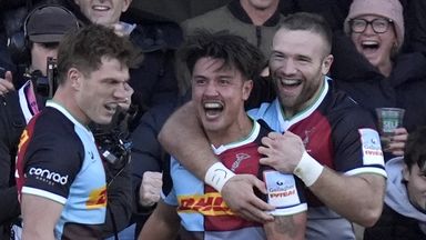 Marcus Smith made his 200th appearance during Harlequins win against Saracens