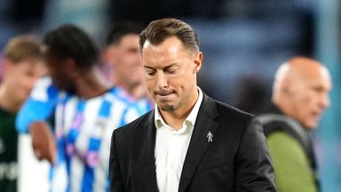 Newcastle boss Matthias Jaissle shows his disappointment after the loss at Coventry