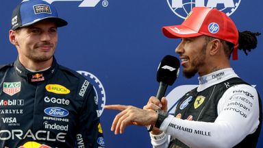 Max Verstappen (left) and Lewis Hamilton are both keen to race in Africa